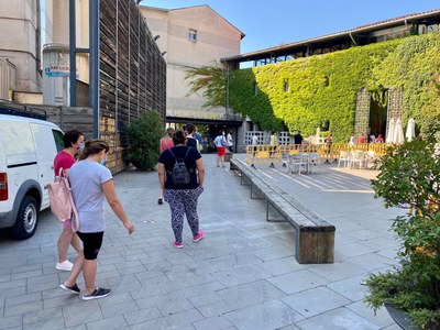 Cua per a les proves PCR del cribratge massiu a la Seu