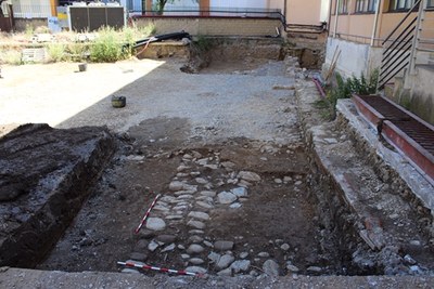 Aspecte actual del jaciment de Les Monges, a la Seu