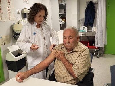Inici de la vacunació a Tremp (Foto: Departament de Salut)