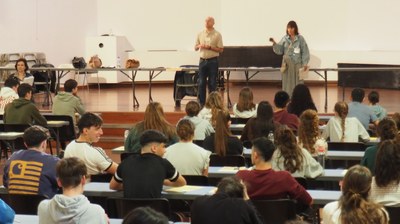 Inici de les proves de selectivitat a la Sala de Sant Domènec de la Seu d'Urgell