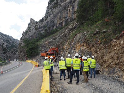 Inici de la perforació del túnel de Tresponts 