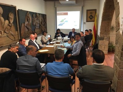 Reunió de la Comissió de Seguiment de les obres del túnel de Tresponts 