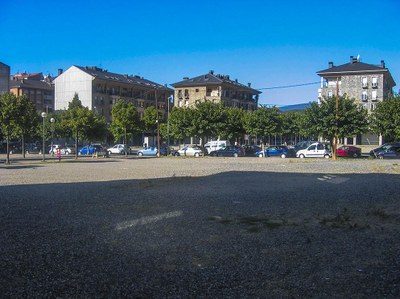 La plaça Joan Sansa encara no està urbanitzada