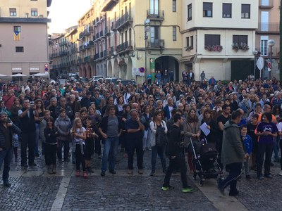 Concentració a la Seu en defensa de l'escola catalana