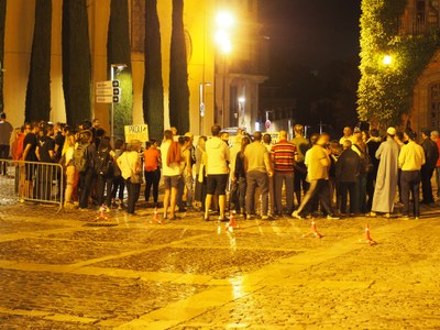 Concentració de veïns de la Seu d'Urgell "en suport al poble palestí"