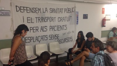 Protesta de Suport Mutu al CAP de la Seu