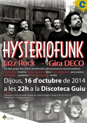 Hysteriofunk a la Seu - Cartell