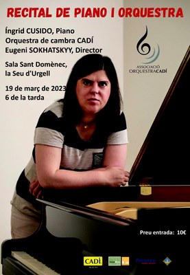 Concert d'Ingrid Cusido i l'Orquestra de Cambra Cadí