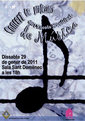Professors música - Cartell