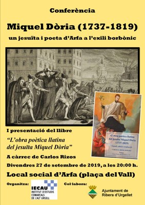 Conferència a Arfa sobre el jesuïta Miquel Dòria