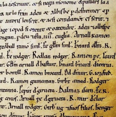 Jurament de Pau i Treva del Comte Pere Ramon de Pallars Jussà al Bisbe d'Urgell (ACU)