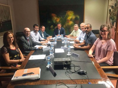 Constitució de la comissió gestora dels Mundials 2019 de piragüisme (Foto: Ajuntament de Sort)