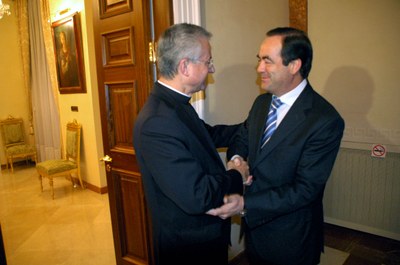 José Bono - Visita a la Seu