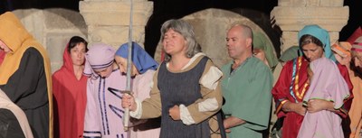 Intervenció de Laura de Castellet al Retaule de Sant Ermengol (Foto: Retaule de Sant Ermengol)
