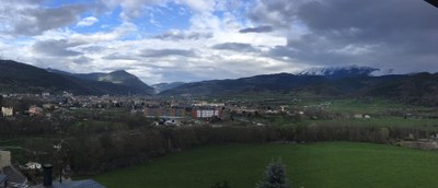 El terme municipal de la Seu d'Urgell, des de Castellciutat (Foto: Ignasi Cervera)