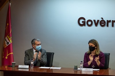 Ple de presa de possessió de Maria Vergés com a síndica d'Aran, dijous passat (Foto: ACN)
