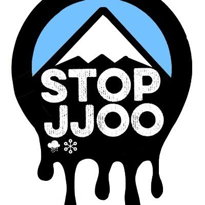 Logotip d'Stop JJOO Aragó