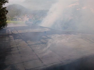 Incendi als Hostalets de Tost