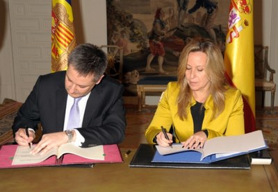 Signatura Conveni Residus Andorra-Espanya 2011