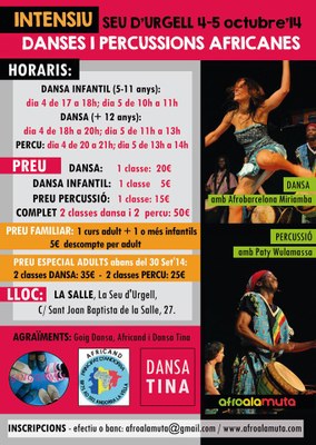 Danses Africanes - Curs 2014