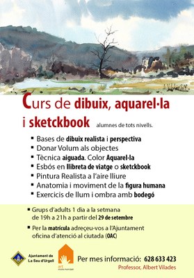 Albert Viladés - Curs d'aquarel.les 2014