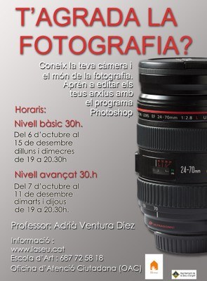 Escola d'Art - Curs de fotografia