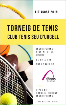 Torneig de Tennis - 4 d'agost