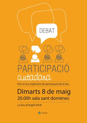 Debat sobre participació ciutadana a la Seu