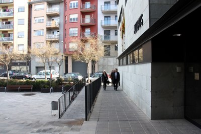 Entrada de Miquel Àngel Cullerés als Jutjats de la Seu (Foto: ACN)