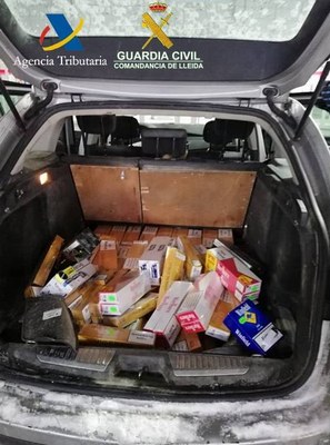 Decomís de tabac a la Farga de Moles