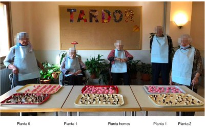 Una de les imatges difoses per denunciar l'incompliment de mesures anticovid l'any 2020 a la residència de Tremp (Foto cedida a l'ACN)