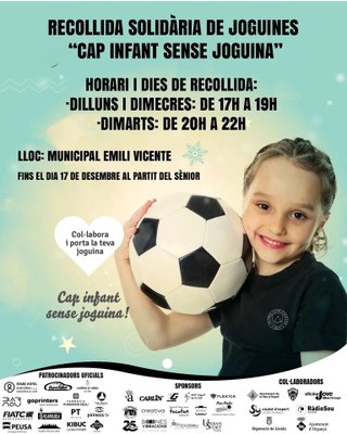 Campanya de recollida de joguines del FC Pirineus