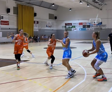 Partit del Cadí La Seu contra el València, a Mollerussa (Foto: Sedis Bàsquet)