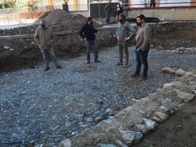 Presentació del jaciment arqueològic descobert al pati de Les Monges, a la Seu d'Urgell