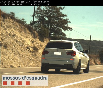 Imatge del vehicle infractor