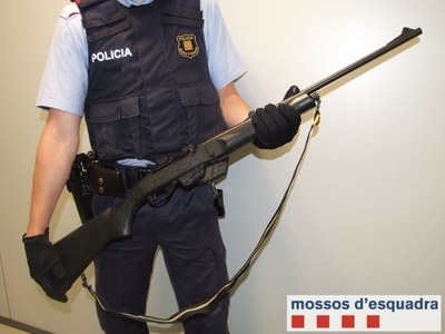 Rifle intervingut a un conductor a la Val d'Aran