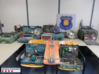 Mossos d'Esquadra - Eines recuperades 23.03.2013