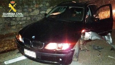 Vehicle interceptat en la desarticulació d'una organització de tabac (25.11.16)