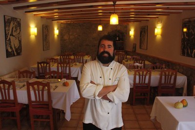 Diego Alías, a Ca l'Amador (ACN/Ferran G. Queralt)
