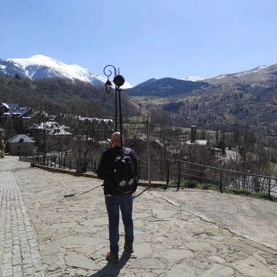 Enregistrament d'imatges amb càmera 360º, a Taüll, per publicar-les a Google Street View