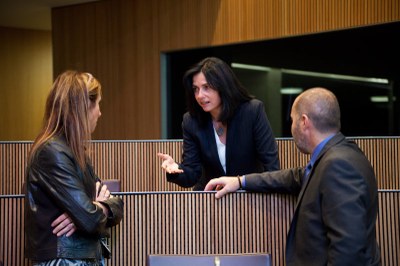 Meritxell Mateu, al Consell General d'Andorra (Foto: El Periòdic)