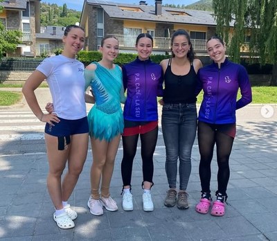 Patinadores del Patinatge Artístic Cadí La Seu (Foto: PA Cadí)