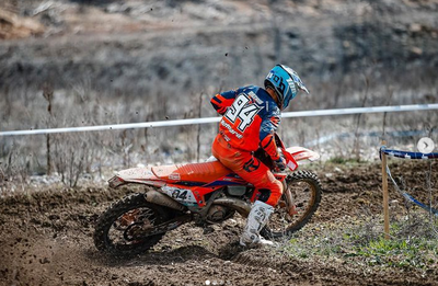 Jaume Betriu, a l'Enduro del Segre 2023, a Oliana (Foto: @jaumebetriu94)
