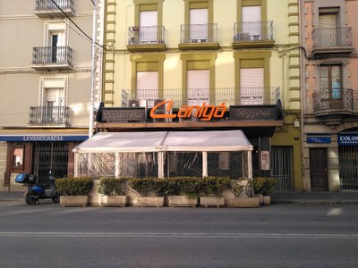 Façana del Bar Restaurant Canigó (Foto: arxiu)