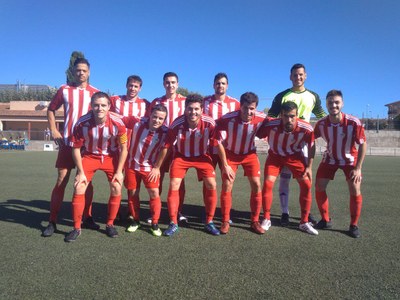 El CF Organyà, a Guissona