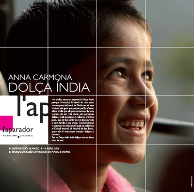 Cartell de l'exposició d'Anna Carmona a 'L'Aparador'