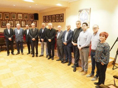 Lliurament d'una donació de 500.000 euros de la Fundació Llar Cristiana Maria Maestre per a la Residència del Sant Hospital