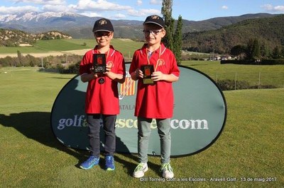 Biel Puigdemasa i Aleix Marginet (Foto: Federació Catalana de Golf)