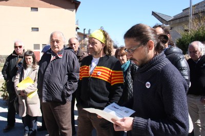 Suport als dos membres del CDR de Cerdanya citats a declarar (Foto: ACN)