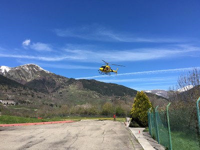Heliport de Vielha (Foto: Conselh Generau d'Aran)